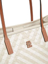 WOMEN'S TOTE BAG - TOMMY HILFIGER NATURAL - AW0AW18394 4