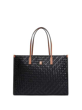 TOTE DONNA - TOMMY HILFIGER NERO - AW0AW18394 1