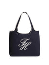 WOMEN'S TOTE BAG - TOMMY HILFIGER BLUE - AW0AW18398 1