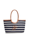 WOMEN'S TOTE BAG - TOMMY HILFIGER BLUE - AW0AW18400 1