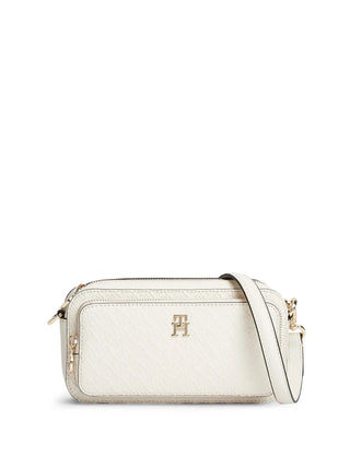 WOMEN'S SHOULDER BAG - TOMMY HILFIGER CREAM - AW0AW18414