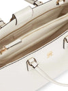 WOMEN'S HANDBAG - TOMMY HILFIGER CREAM - AW0AW18418 3