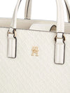WOMEN'S HANDBAG - TOMMY HILFIGER CREAM - AW0AW18418 4