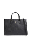 WOMEN'S HANDBAG - TOMMY HILFIGER BLACK - AW0AW18418 1