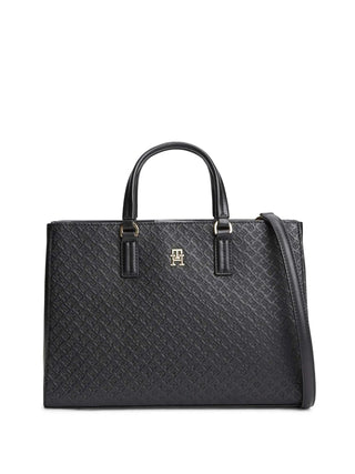 WOMEN'S HANDBAG - TOMMY HILFIGER BLACK - AW0AW18418