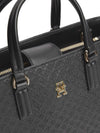 WOMEN'S HANDBAG - TOMMY HILFIGER BLACK - AW0AW18418 4
