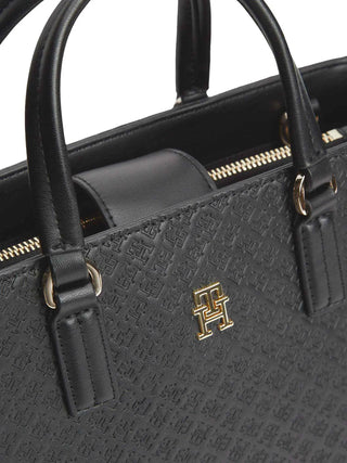 WOMEN'S HANDBAG - TOMMY HILFIGER BLACK - AW0AW18418 4