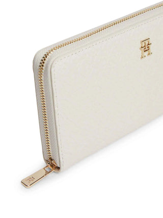 PORTAFOGLIO DONNA - TOMMY HILFIGER CREMA - AW0AW18482 4