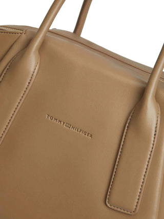 WOMEN'S HANDBAG - TOMMY HILFIGER BEIGE - AW0AW18532 4