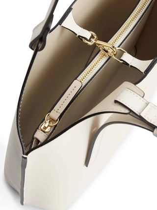 TOTE DONNA - TOMMY HILFIGER CREMA - AW0AW18617 3