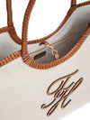 WOMEN'S TOTE BAG - TOMMY HILFIGER NATURAL - AW0AW18629 3
