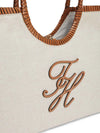 WOMEN'S TOTE BAG - TOMMY HILFIGER NATURAL - AW0AW18629 4