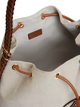 WOMEN'S SHOULDER BAG - TOMMY HILFIGER NATURAL - AW0AW18631 3