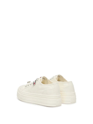 WOMEN'S SNEAKERS - TOMMY HILFIGER ECRU - EN0EN02959 3