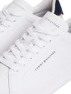 MEN'S SNEAKERS - TOMMY HILFIGER WHITE-BLUE - FM0FM05367 4