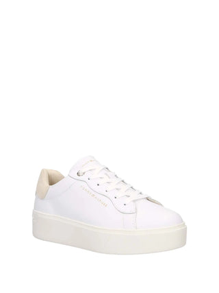 WOMEN'S SNEAKERS - TOMMY HILFIGER WHITE- CREAM - FW0FW09021 2