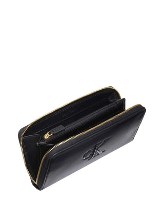 WOMEN'S WALLET - CALVIN KLEIN BLACK - LV04F1077G 2