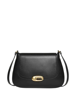 WOMEN'S SHOULDER BAG - CALVIN KLEIN BLACK - LV04F3401G