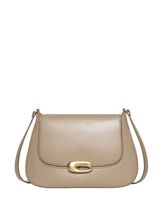 WOMEN'S SHOULDER BAG - CALVIN KLEIN TAUPE - LV04F3401G