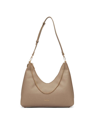 WOMEN'S SHOULDER BAG - CALVIN KLEIN TAUPE - LV04F3495G