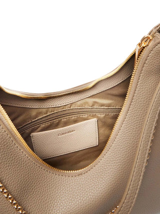 WOMEN'S SHOULDER BAG - CALVIN KLEIN TAUPE - LV04F3495G 4