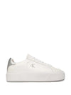 WOMEN'S SNEAKERS - CALVIN KLEIN WHITE-SILVER - YW0YW01929 1