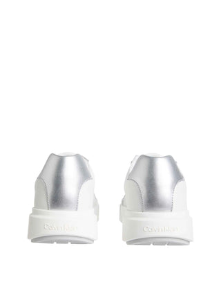 WOMEN'S SNEAKERS - CALVIN KLEIN WHITE-SILVER - YW0YW01948 4