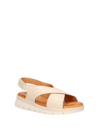 WOMEN'S SANDAL - RIPOSELLA CREAM - BRUNA E WC00BX 2