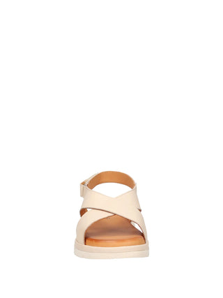 WOMEN'S SANDAL - RIPOSELLA CREAM - BRUNA E WC00BX 3