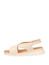 WOMEN'S SANDAL - RIPOSELLA CREAM - BRUNA E WC00BX 4