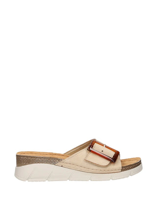 WOMEN'S SHOES - RIPOSELLA BEIGE - FRIDA E WB04BX