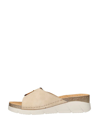 WOMEN'S SHOES - RIPOSELLA BEIGE - FRIDA E WB04BX 4
