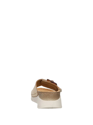 WOMEN'S SHOES - RIPOSELLA BEIGE - FRIDA E WB04BX 5