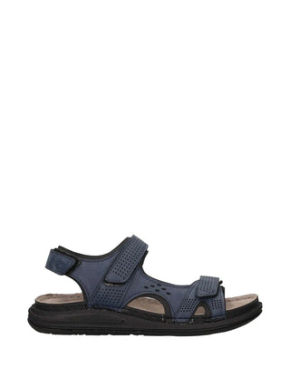 MEN'S SANDALS - RIPOSELLA BLUE - ILARIO E MC02BX