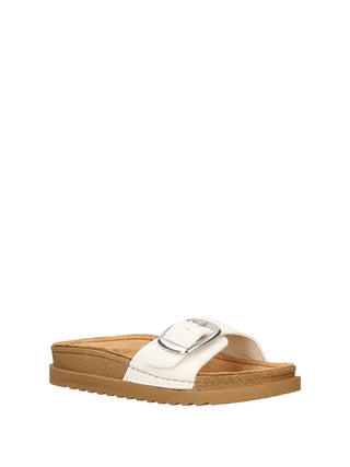 WOMAN'S SLIDE - RIPOSELLA WHITE - LISA AND WC00BX 2