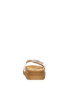 WOMAN'S SLIDE - RIPOSELLA WHITE - LISA AND WC00BX 5