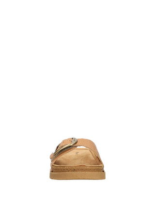 WOMAN'S SLIPPERS - LEATHER INSOLE - PLAIN AND WC00BX 3