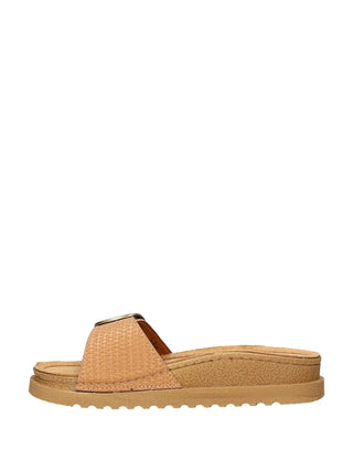 WOMAN'S SLIPPERS - LEATHER INSOLE - PLAIN AND WC00BX 4