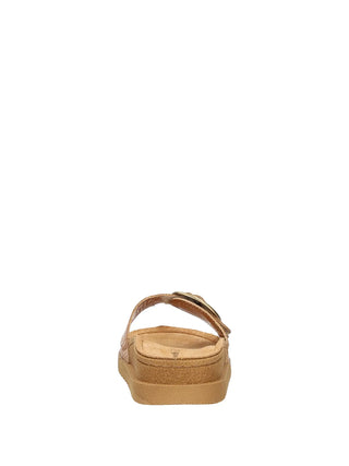 WOMAN'S SLIPPERS - LEATHER INSOLE - PLAIN AND WC00BX 5