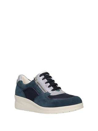 WOMEN'S SNEAKERS - RIPOSELLA BLUE - MANUELA E WC00BX 2