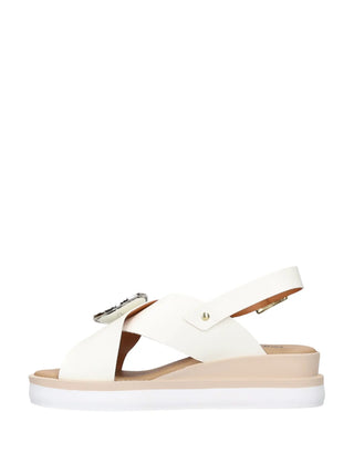 SANDALO DONNA - RIPOSELLA BIANCO - MARIA E WC00BX 4