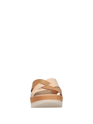 WOMAN'S SLIP-ON SHOE - RIPOSELLA BEIGE - MARIELLA E WC00BX 3