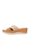WOMAN'S SLIP-ON SHOE - RIPOSELLA BEIGE - MARIELLA E WC00BX 4