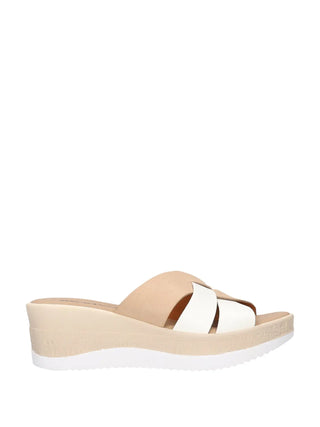 WOMEN'S MULE - RIPOSELLA WHITE - MARIELLA E WC00BX