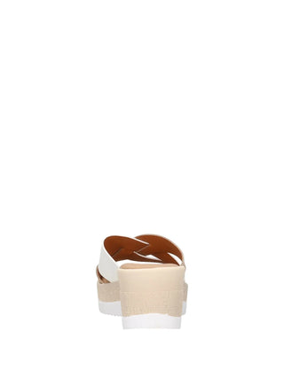 WOMEN'S MULE - RIPOSELLA WHITE - MARIELLA E WC00BX 5