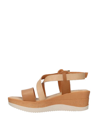 WOMAN'S SANDAL - RIPOSELLA BEIGE - MARIELLA AND WC01BX 4
