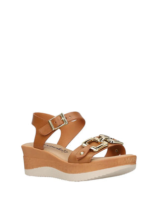 SANDALO DONNA - RIPOSELLA CUOIO - MARIELLA E WC02BX 2
