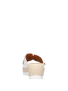 WOMAN'S SANDALS - RIPOSELLA WHITE - MARIELLA E WC03BX 5