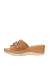 WOMAN'S SLIDES - LEATHER FOOTBED - MARIELLA E WC03BX 4