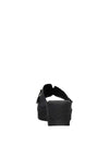 WOMEN'S SLIDE SANDALS - RIPOSELLA BLACK - MARIELLA E WC03BX 5